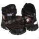 Детские термоботинки SUPER GEAR A 9063 / А 9065 / А 9066 (черные)
